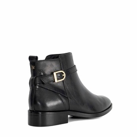 Pemma Flat Leather Ankle Boots