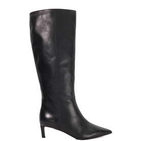 Smoothly Heeled Knee High Boots