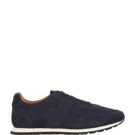 Treyson Lace-Up Suede Trainers