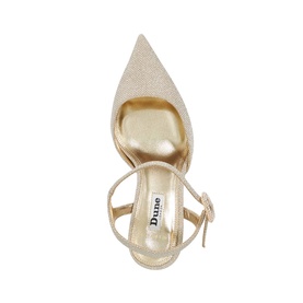 Channel Wide Fit Embellished Heeled Courts
