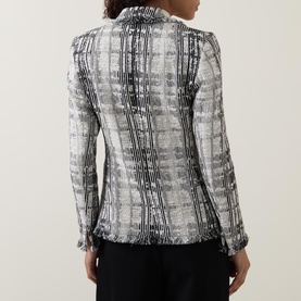 Double-Breasted Tweed Blazer
