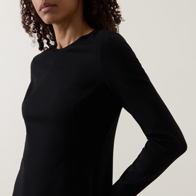 Asymmetric Hem Flared Dress