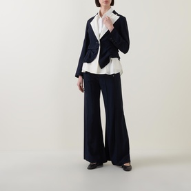 Brazen Layered Single-Breasted Blazer
