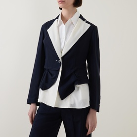 Brazen Layered Single-Breasted Blazer