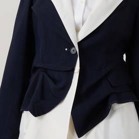Brazen Layered Single-Breasted Blazer