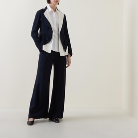 Brazen Layered Single-Breasted Blazer