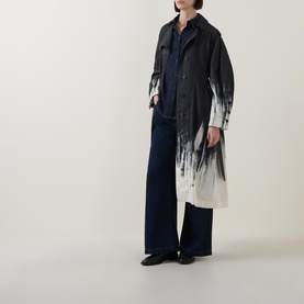 Holt Tie Dye Trench Coat