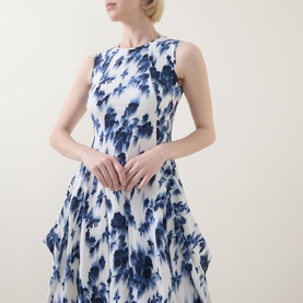 At-Length Printed Dress