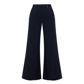 Caught Out Pinstripe Palazzo Trousers