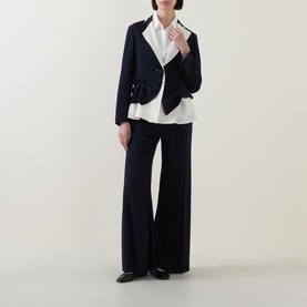 Caught Out Pinstripe Palazzo Trousers