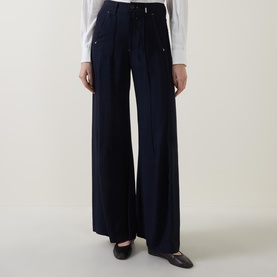 Caught Out Pinstripe Palazzo Trousers