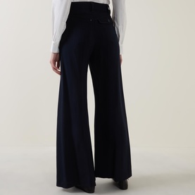 Caught Out Pinstripe Palazzo Trousers