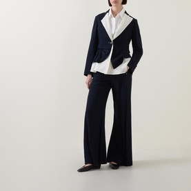 Caught Out Pinstripe Palazzo Trousers