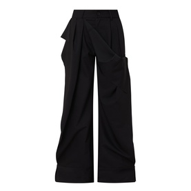 Haversham Draped Wide Leg Trousers