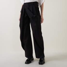 Haversham Draped Wide Leg Trousers