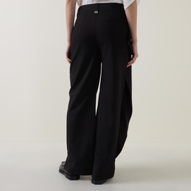 Haversham Draped Wide Leg Trousers