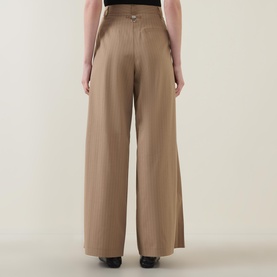 Mucha Pinstripe Palazzo Trousers