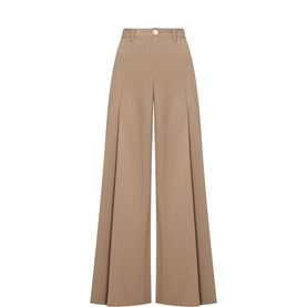 Mucha Pinstripe Palazzo Trousers