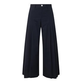 Mucha High-Rise Pinstripe Wide Leg Trousers