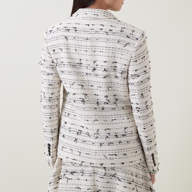 Jaleto9 Tweed Double Breasted Blazer