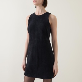 Sycara Leather Mini Dress