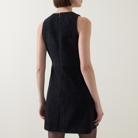 Sycara Leather Mini Dress