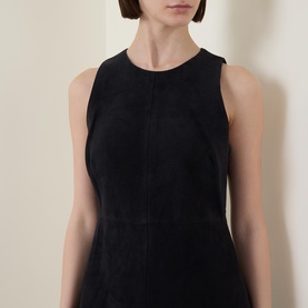 Sycara Leather Mini Dress