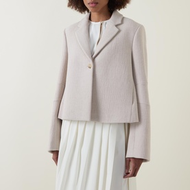 Japia Single Breasted Cropped Jacket