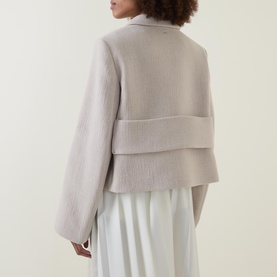 Japia Single Breasted Cropped Jacket