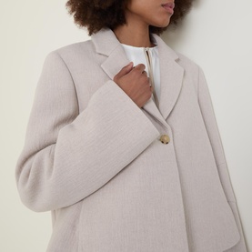 Japia Single Breasted Cropped Jacket