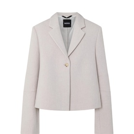 Japia Single Breasted Cropped Jacket