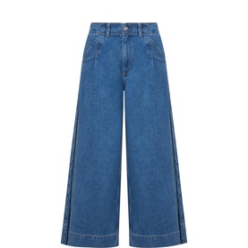 Ferange High-Rise Culotte Jeans