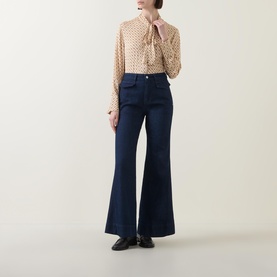 Rosalya Mid-Rise Flared Jeans