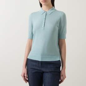 Fidenka Knitted Polo Shirt