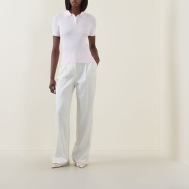 Feskus Rib Knit Polo Shirt