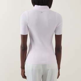 Feskus Rib Knit Polo Shirt