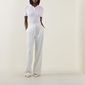 Feskus Rib Knit Polo Shirt