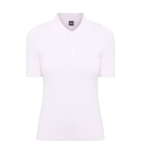 Feskus Rib Knit Polo Shirt