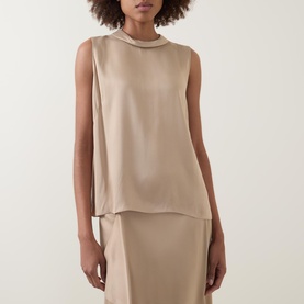 Baurina Roll Neck Blouse