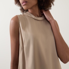 Baurina Roll Neck Blouse