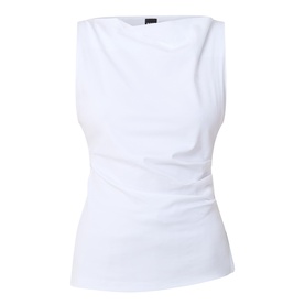 Emiaka Gathered Asymmetric Tank Top