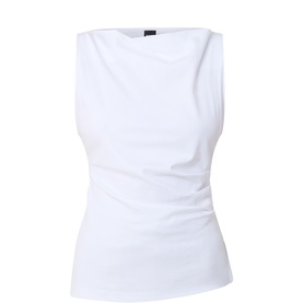 Emiaka Gathered Asymmetric Tank Top