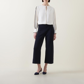 Fallegra Cropped Straight Leg Trousers