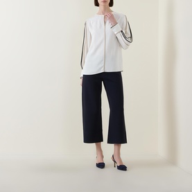 Fallegra Cropped Straight Leg Trousers