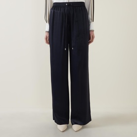 Tavati High-Rise Drawstring Straight Leg Trousers