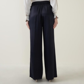 Tavati High-Rise Drawstring Straight Leg Trousers