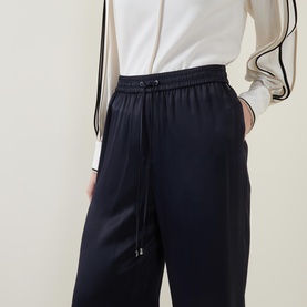 Tavati High-Rise Drawstring Straight Leg Trousers