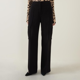 Tianamia High-Rise Cargo Trousers