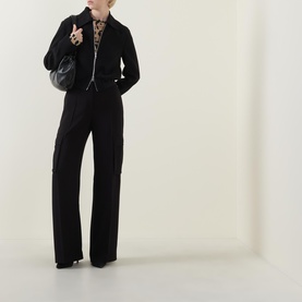 Tianamia High-Rise Cargo Trousers