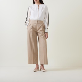 Tulotta Straight Leg Cropped Trousers
